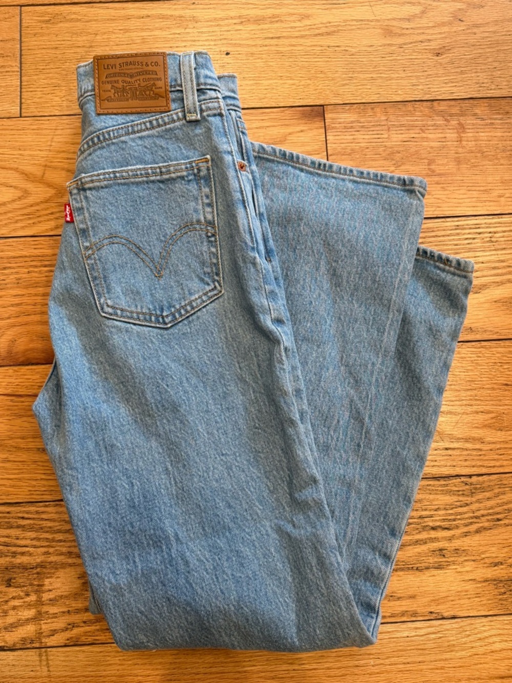 Levi's ribcage straight ankle, size 24